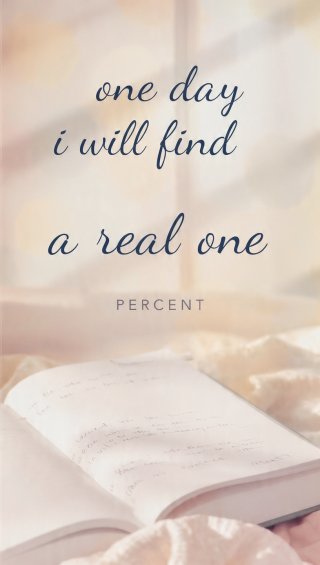 One day I will find a real one