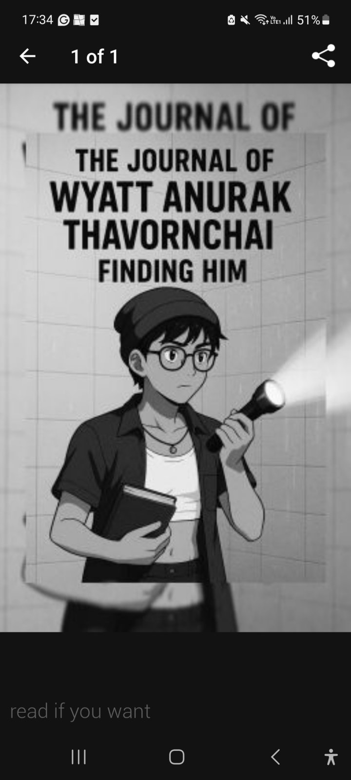 The Journal Of Wyatt Anurak Thavornchai. Finding Him Cover