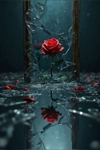 I LOOK BEAUTIFUL ON A BROKEN MIRROR