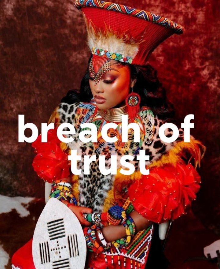 BREACH OF TRUST" BY BANELE" Cover