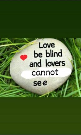 ?~Blind love~?